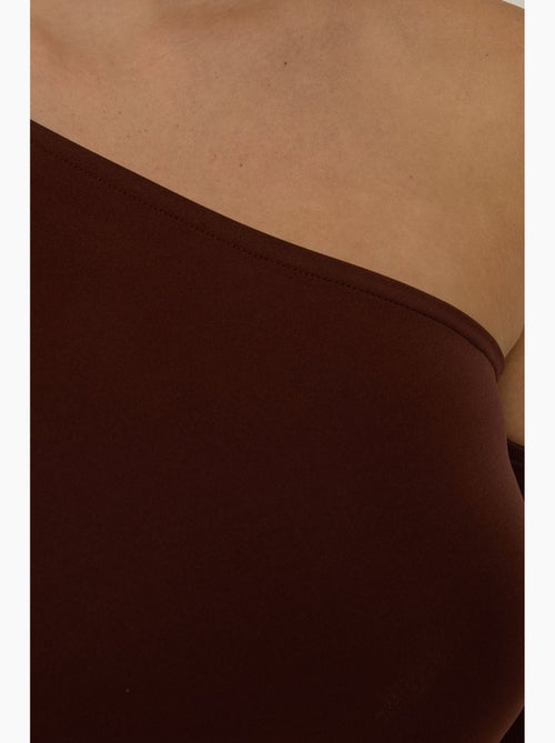 Body drapeado com gola assimétrica hiccup - Kiabi Body drapeado com gola assimétrica hiccup - Kiabi