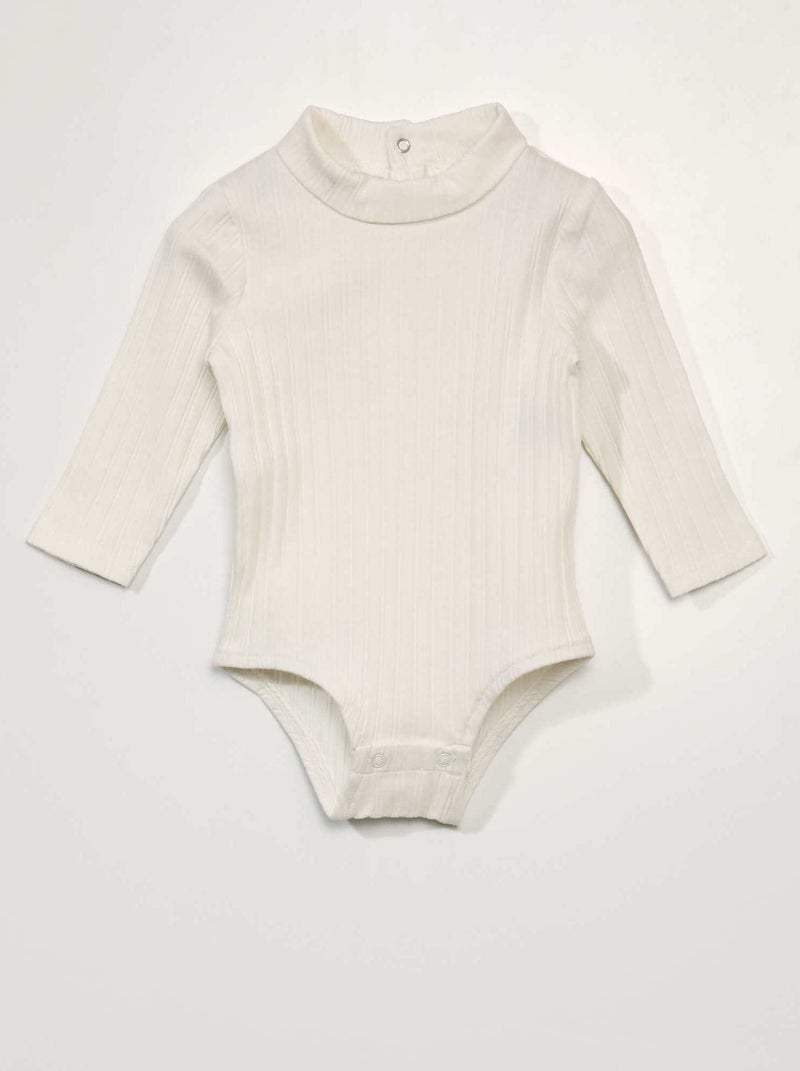Body elástico BRANCO - Kiabi