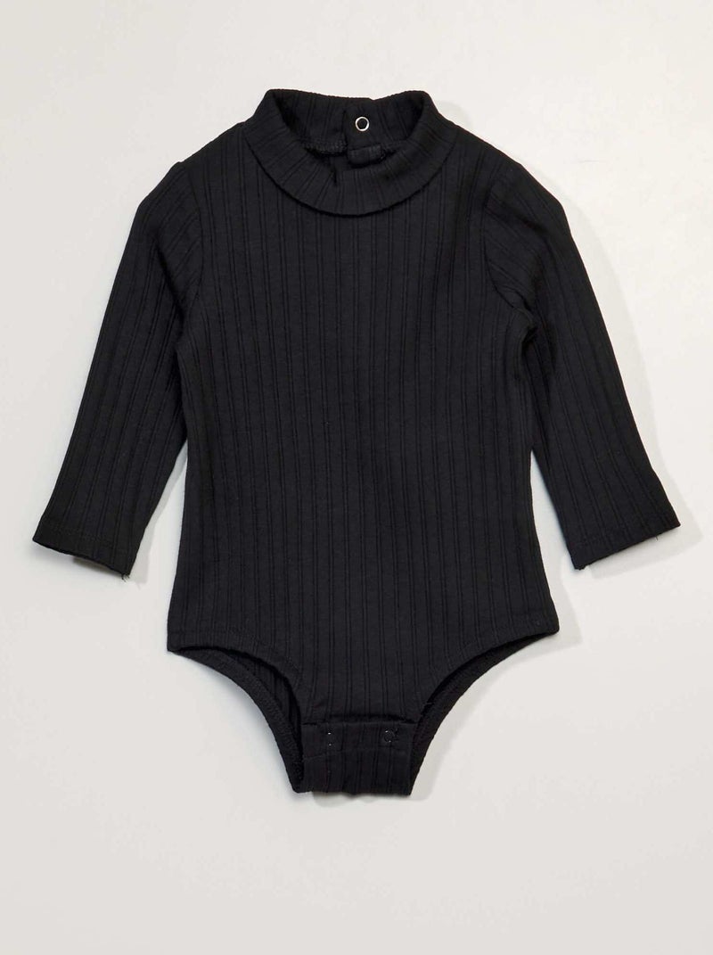 Body elástico Preto - Kiabi