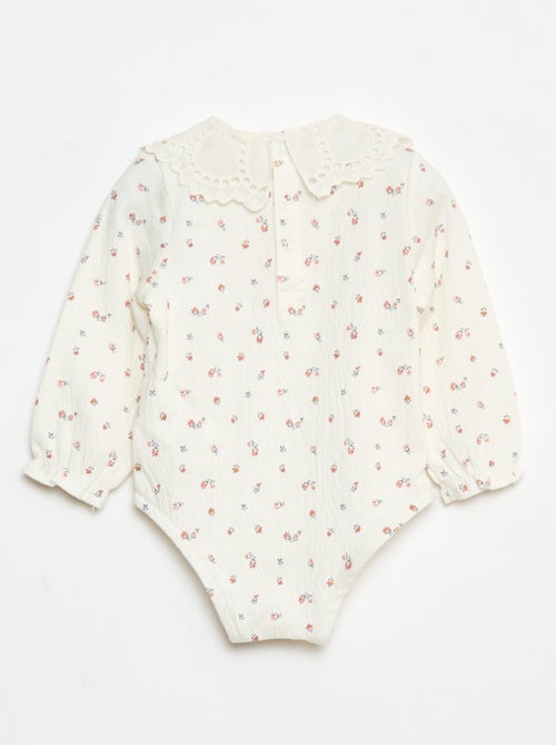 Body em algodão estampado - Kiabi