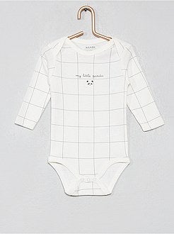 Body estampado 'Eco-conception' - Kiabi