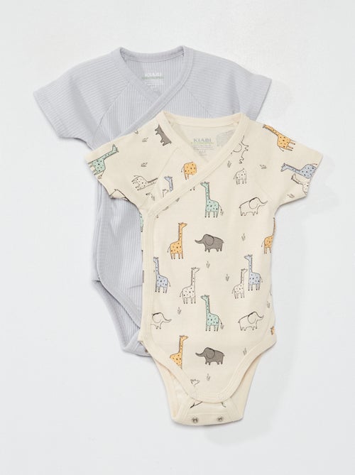 Body evolutivo Lote de 2 - Kiabi