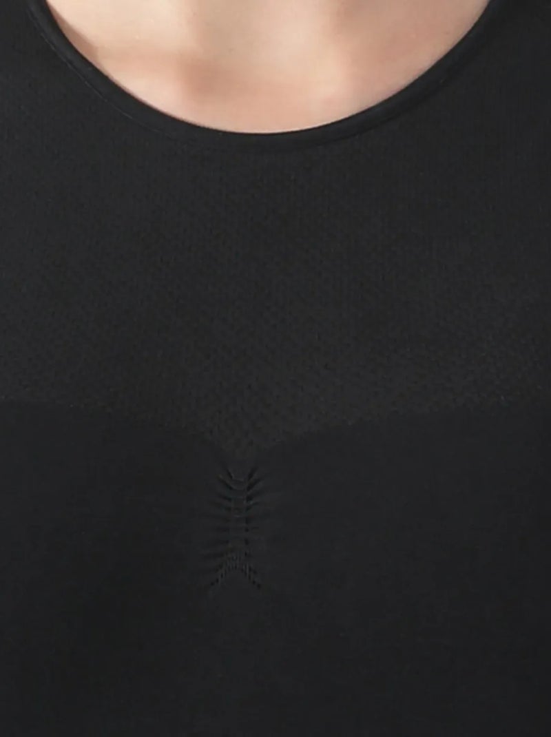 Body glamour modelador emagrecedor Preto Preto - Kiabi