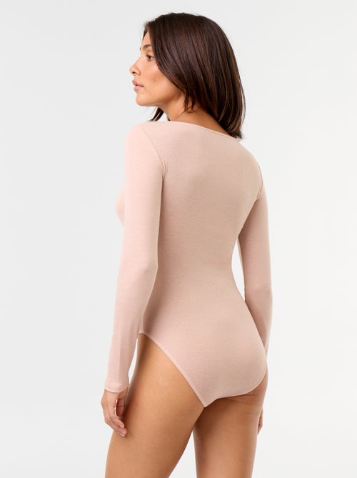 Body liso de lã misturada - Kiabi Body liso de lã misturada - Kiabi