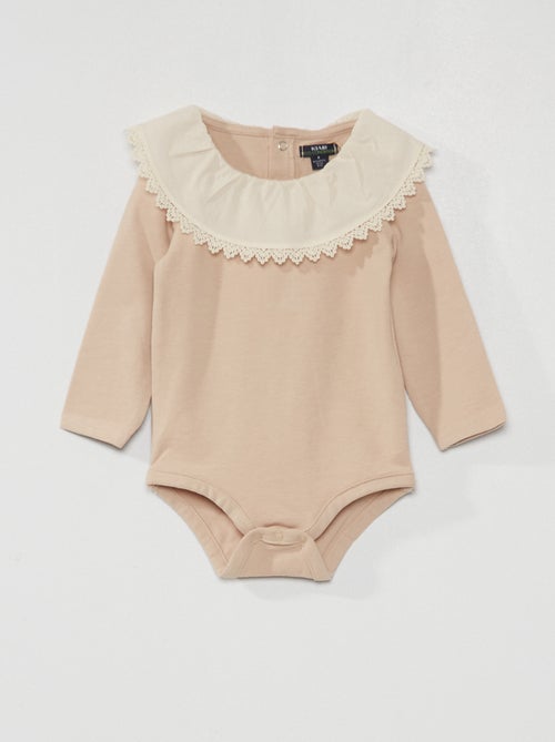 Body liso de manga comprida - Kiabi
