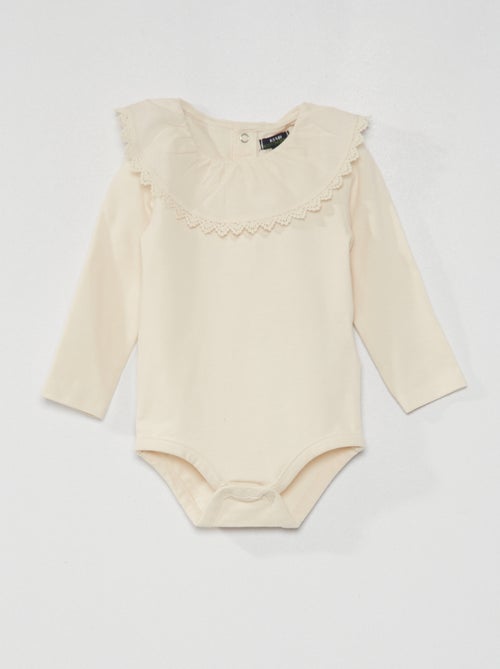 Body liso de manga comprida - Kiabi