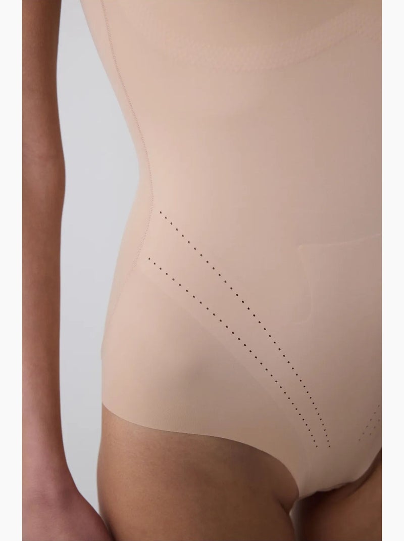 Body modelador leve invisível penti Bege-argila - Kiabi