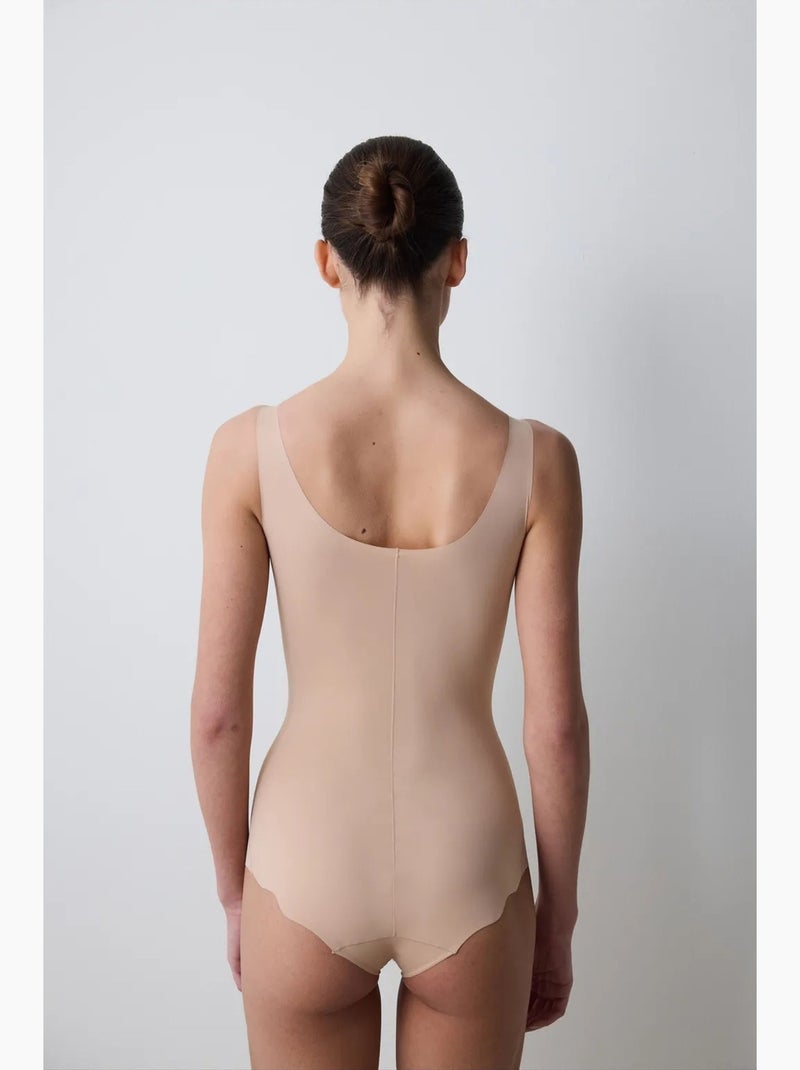 Body modelador leve invisível penti Bege-argila - Kiabi