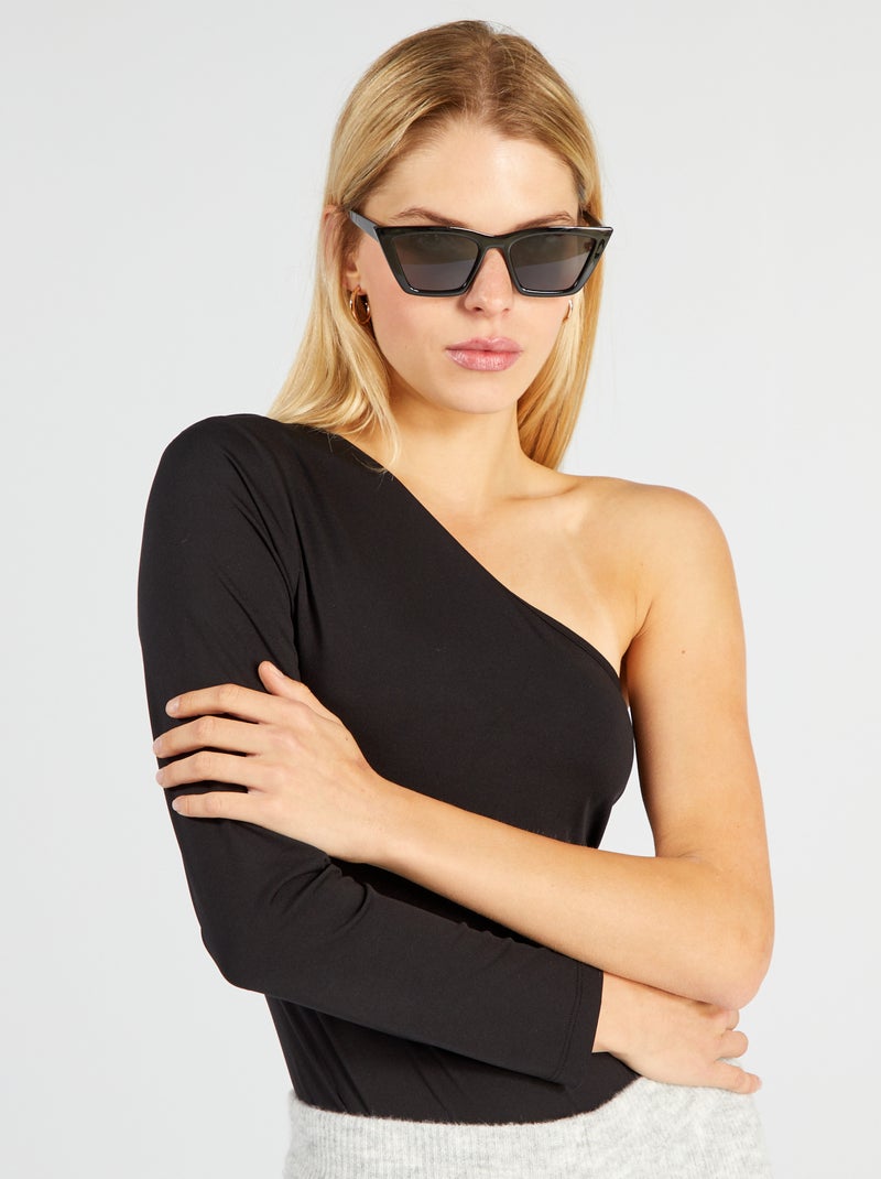 Body 'One shoulder' Preto - Kiabi