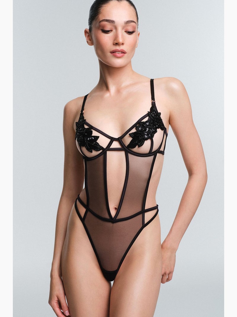 Body onyx feminino penti Preto - Kiabi