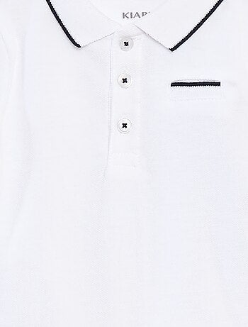 Body polo de manga comprida