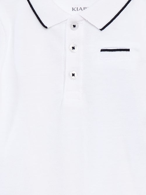Body polo de manga comprida - Kiabi