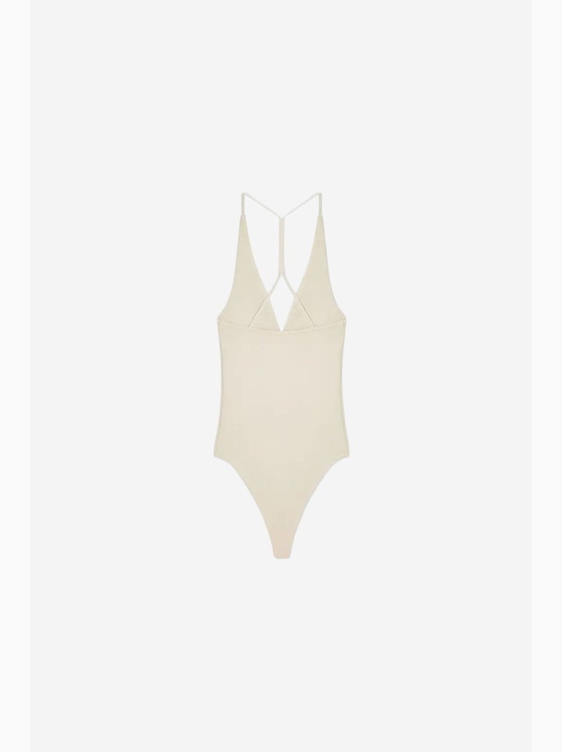 Body recortes decote halter justo dilvin Bege-argila - Kiabi