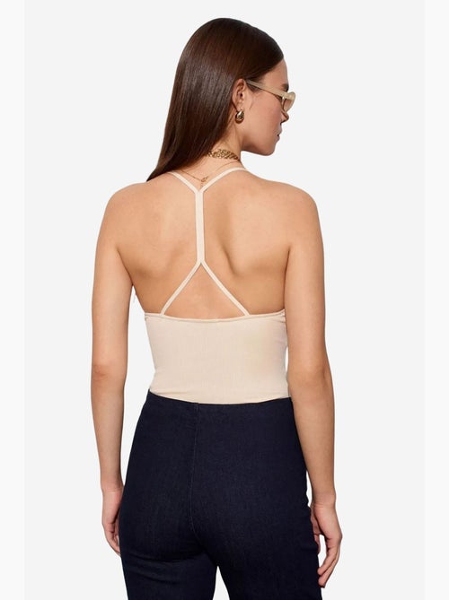 Body recortes decote halter justo dilvin - Kiabi Body recortes decote halter justo dilvin - Kiabi