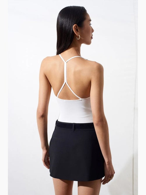 Body recortes decote halter justo dilvin - Kiabi Body recortes decote halter justo dilvin - Kiabi