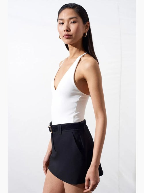 Body recortes decote halter justo dilvin - Kiabi Body recortes decote halter justo dilvin - Kiabi
