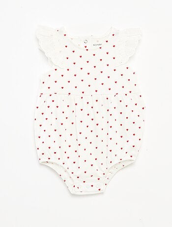 Body sem mangas, com folhos nas cavas