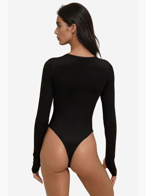 Body slim fit com decote redondo hiccup - Kiabi Body slim fit com decote redondo hiccup - Kiabi