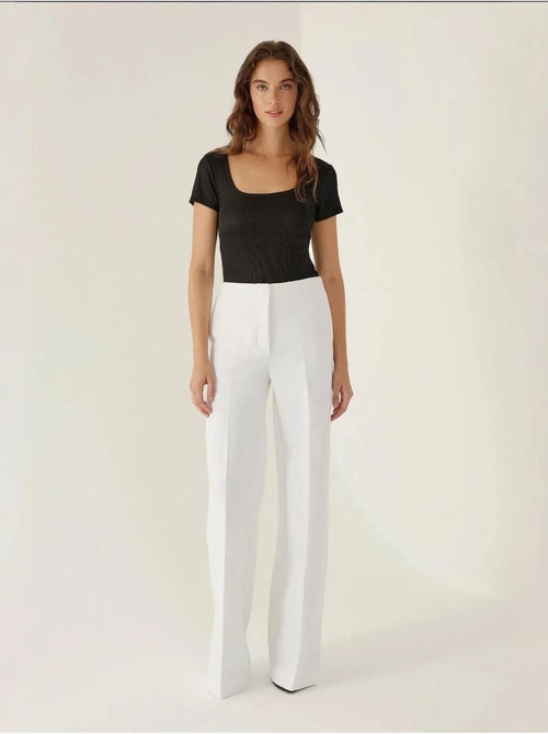 Body slim fit com gola redonda hiccup - Kiabi