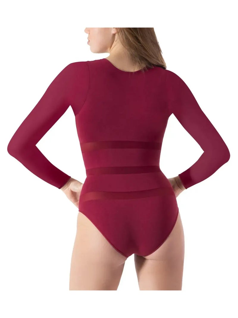 Body sublime emagrecedor Bordô - Kiabi