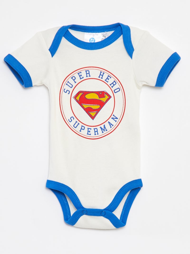 Body 'Super-Homem' 'DC Comics' - AZUL - 10.00€ - Kiabi