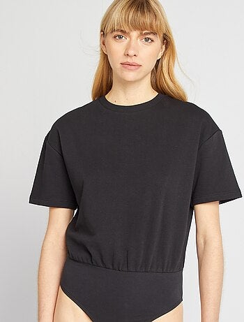 Body t-shirt de manga curta