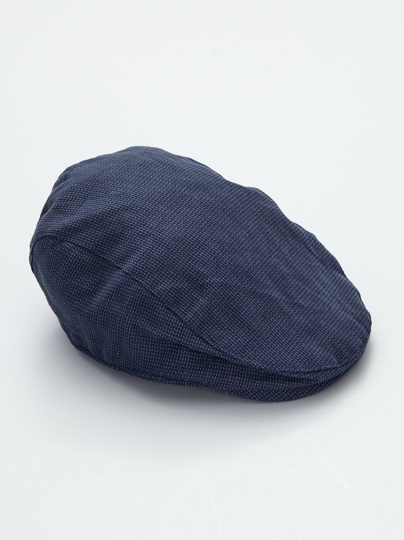 Boina de puro algodão Azul Marinho - Kiabi