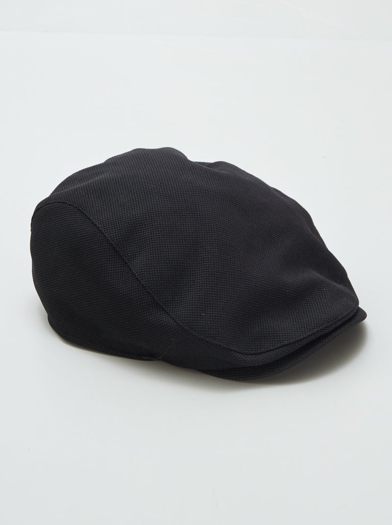 Boina em malha piqué Preto - Kiabi