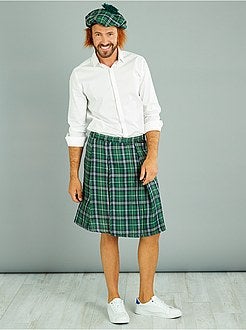 Boina escocesa com peruca incorporada - Kiabi