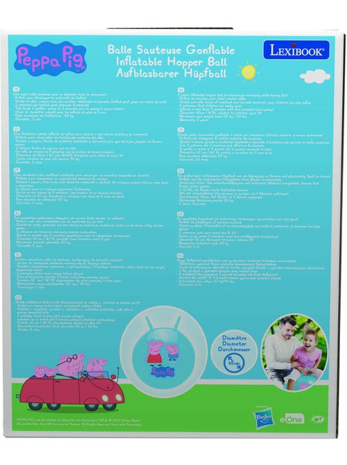 Bola insuflável peppa pig 18' / 45cm - Kiabi