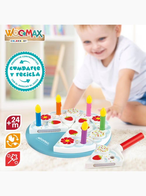 Bolo de aniversário de madeira WOOMAX - Kiabi