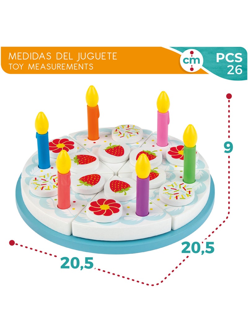 Bolo de aniversário de madeira WOOMAX N/D - Kiabi