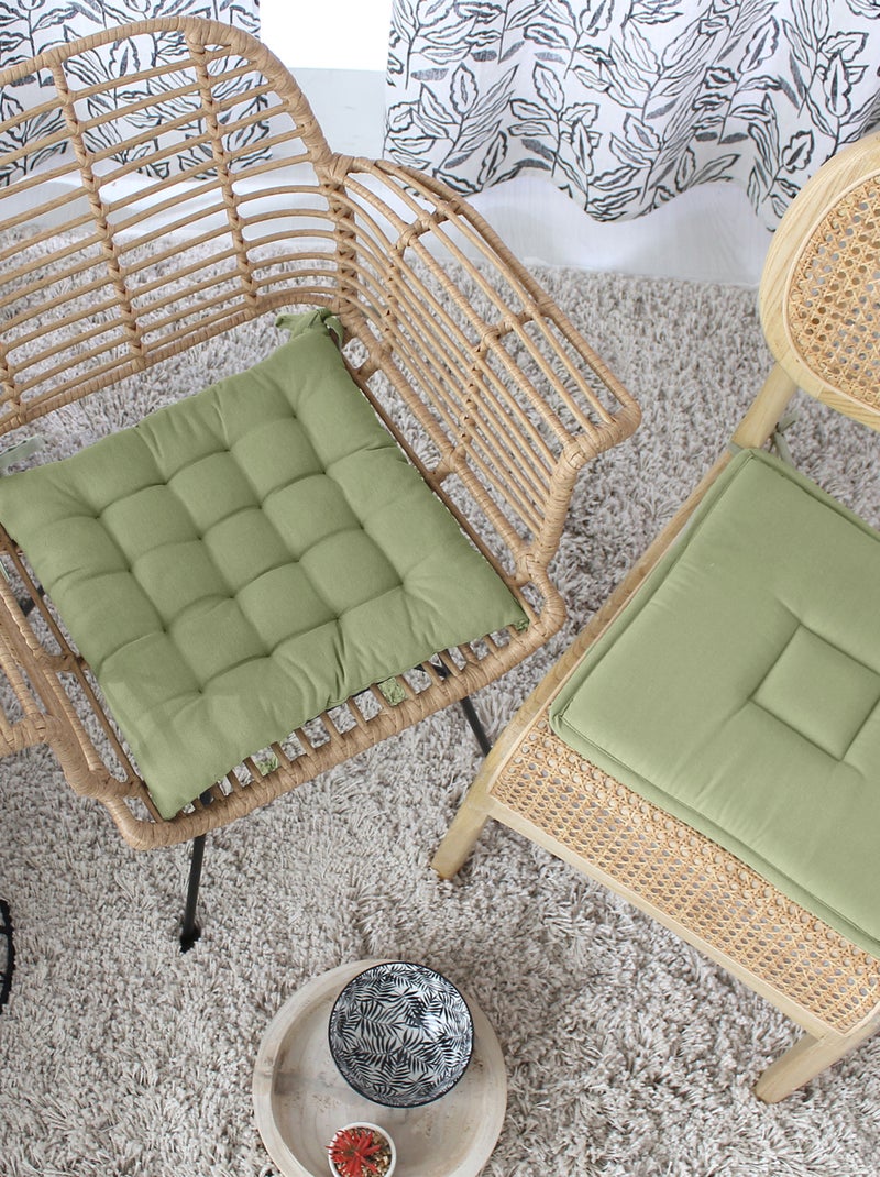 Bolo liso com cobertura e nós Verde oliva - Kiabi