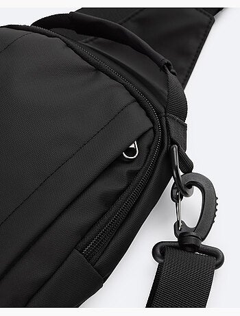 Bolsa a tiracolo 48h ajustável preto