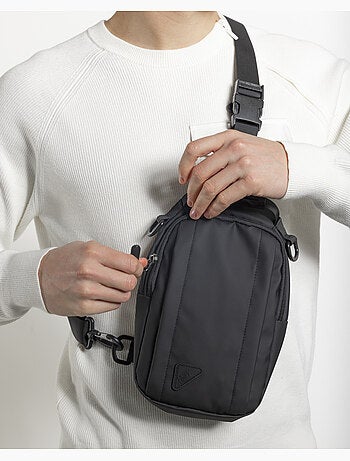 Bolsa a tiracolo 48h ajustável preto