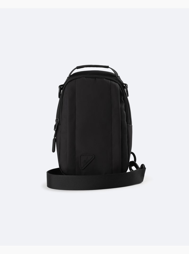 Bolsa a tiracolo 48h ajustável preto Preto - Kiabi