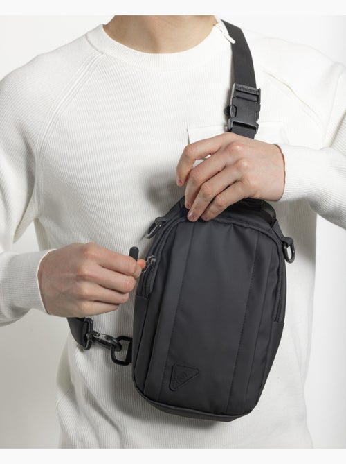 Bolsa a tiracolo 48h ajustável preto - Kiabi
