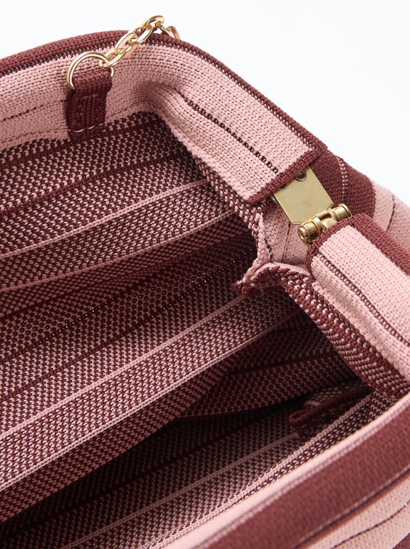 Bolsa a tiracolo tipo saco Rosa - Kiabi