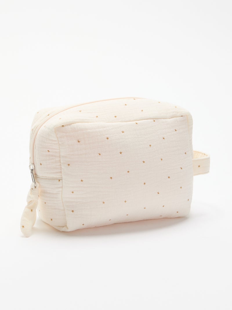 Bolsa de arrumação acolchoada Beige - Kiabi