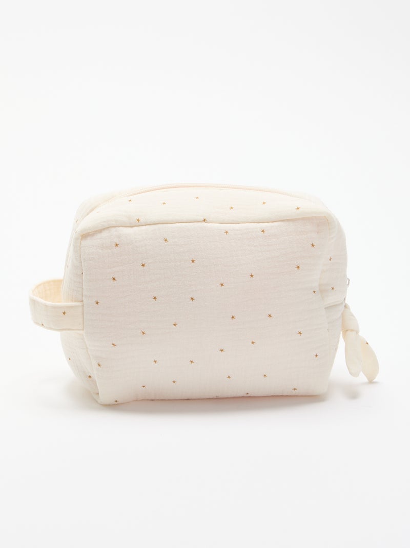 Bolsa de arrumação acolchoada Beige - Kiabi