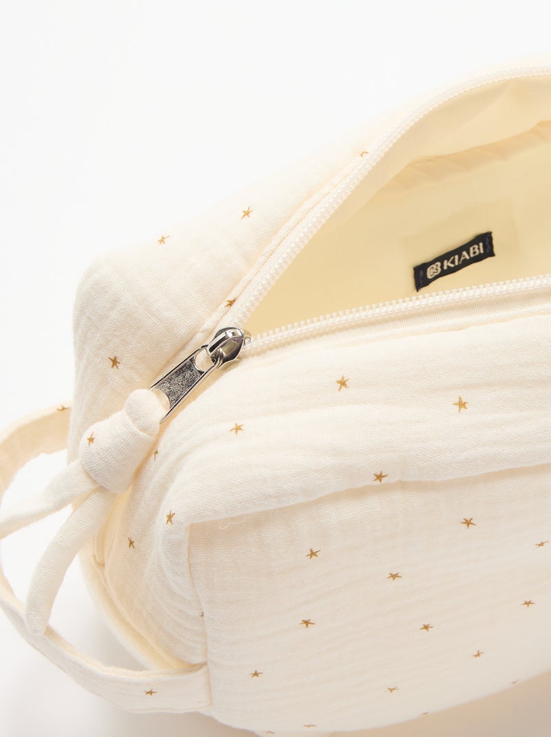 Bolsa de arrumação acolchoada Beige - Kiabi