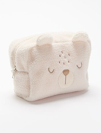 Bolsa de arrumação felpuda