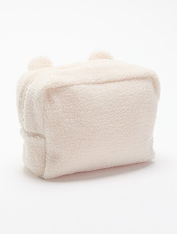 Bolsa de arrumação felpuda