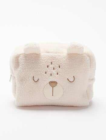 Bolsa de arrumação felpuda