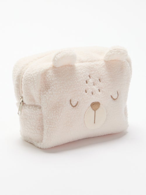 Bolsa de arrumação felpuda - Kiabi