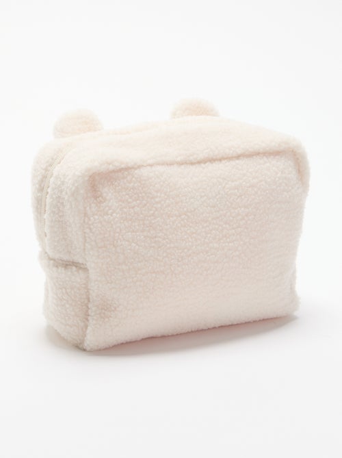 Bolsa de arrumação felpuda - Kiabi
