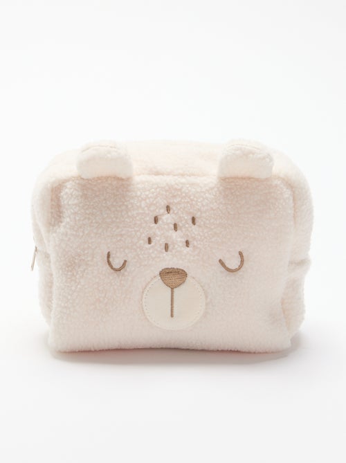 Bolsa de arrumação felpuda - Kiabi