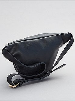Bolsa de cintura com bolso em pele sintética - Kiabi