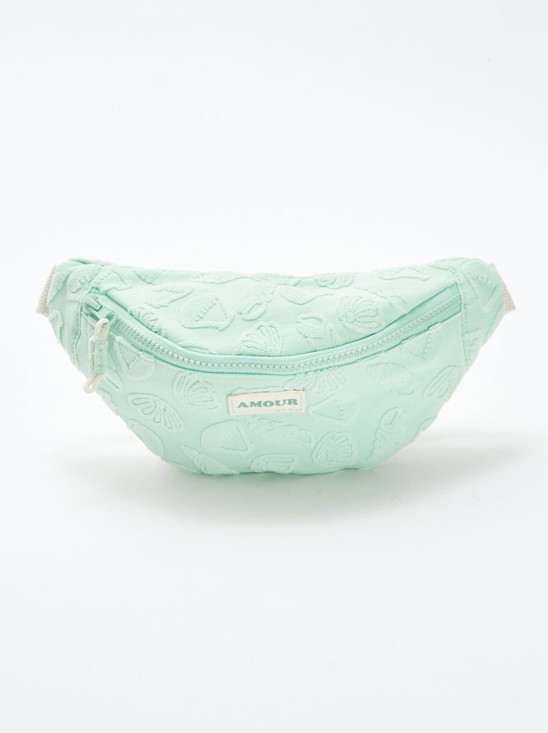Bolsa de cintura com motivos VERDE - Kiabi