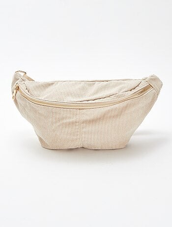 Bolsa de cintura de bombazina